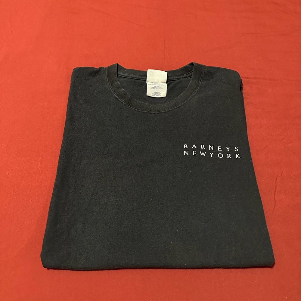 Barney’s New York Printed Logo Black Tee